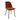 Esszimmerstuhl – Gepolsterte Sitzfläche, Orange Oberfläche, Schlanke Form - Lana | Kick Collection