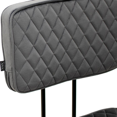 Dining Chair – Velvet, Upholstered, Metal Frame – Toby | Kick Collection