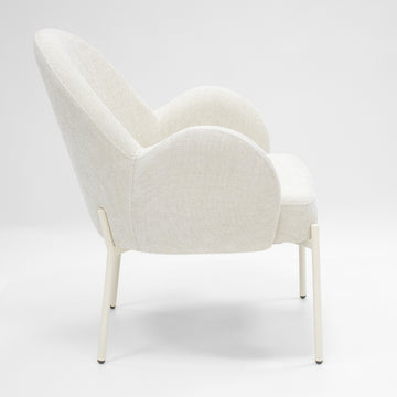 Sessel Strukturstoffbezug & Sandstein - Untergestell – Bronx | Kick Collection - Esszett Luxury | Stilvolles Wohnen mit Charakter