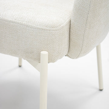 Sessel Strukturstoffbezug & Sandstein - Untergestell – Bronx | Kick Collection - Esszett Luxury | Stilvolles Wohnen mit Charakter