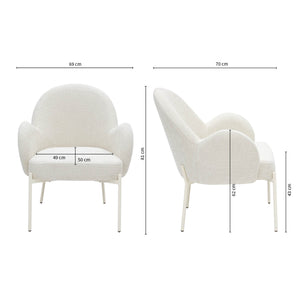 Sessel Strukturstoffbezug & Sandstein - Untergestell – Bronx | Kick Collection - Esszett Luxury | Stilvolles Wohnen mit Charakter