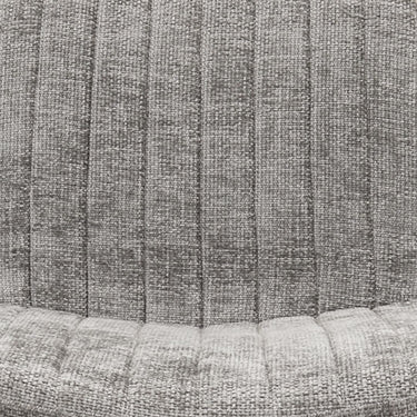 Sessel – Chenille Stoff, Metallgestell, Graue Farbe - James | Kick Collection