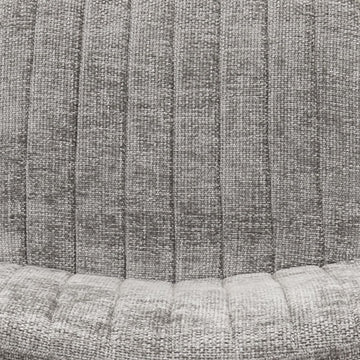 Sessel – Chenille Stoff, Metallgestell, Graue Farbe - James | Kick Collection