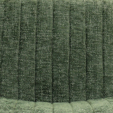Sessel – Chenille Stoff, Metallgestell, Grüne Farbe - James | Kick Collection