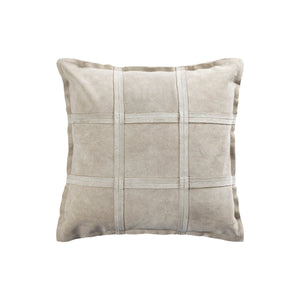 Kissen - Cobie 45.0 x 8.0 x 45.0 cm Grau 1 von PTMD - Esszett Luxury | Stilvolles Wohnen mit Charakter
