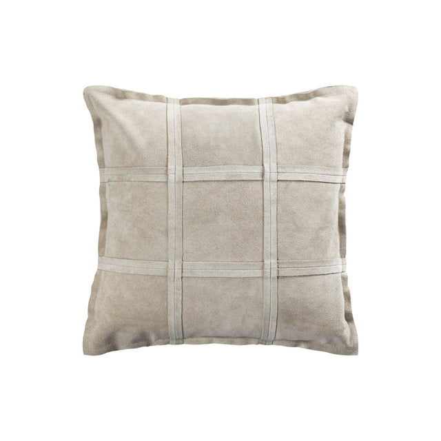 Kissen - Cobie 45.0 x 8.0 x 45.0 cm Grau 1 von PTMD - Esszett Luxury | Stilvolles Wohnen mit Charakter