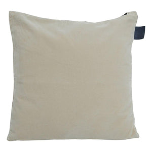 Kissen - Gerino Grey cotton velvet dried flowers Quadrat von PTMD - Esszett Luxury | Stilvolles Wohnen mit Charakter