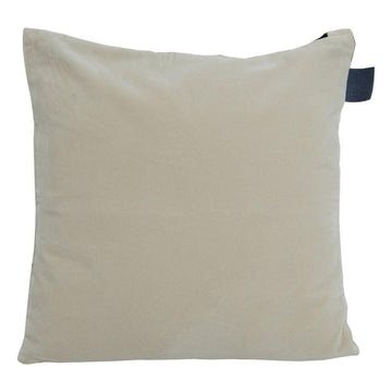 Kissen - Gerino Grey cotton velvet dried flowers Quadrat von PTMD - Esszett Luxury | Stilvolles Wohnen mit Charakter