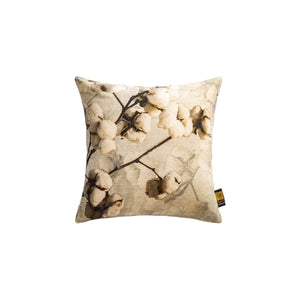 Kissen - Jash grey cotton velvet Quadrat (45 x 45 cm) von PTMD - Esszett Luxury | Stilvolles Wohnen mit Charakter