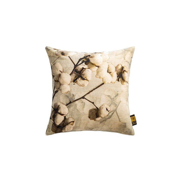 Kissen - Jash grey cotton velvet Quadrat (45 x 45 cm) von PTMD - Esszett Luxury | Stilvolles Wohnen mit Charakter