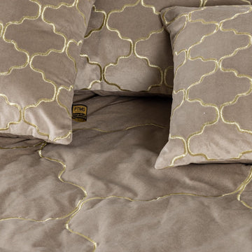 Kissen - Lizze Beige 45.0 x 3.0 x 45.0 cm von PTMD - Esszett Luxury | Stilvolles Wohnen mit Charakter