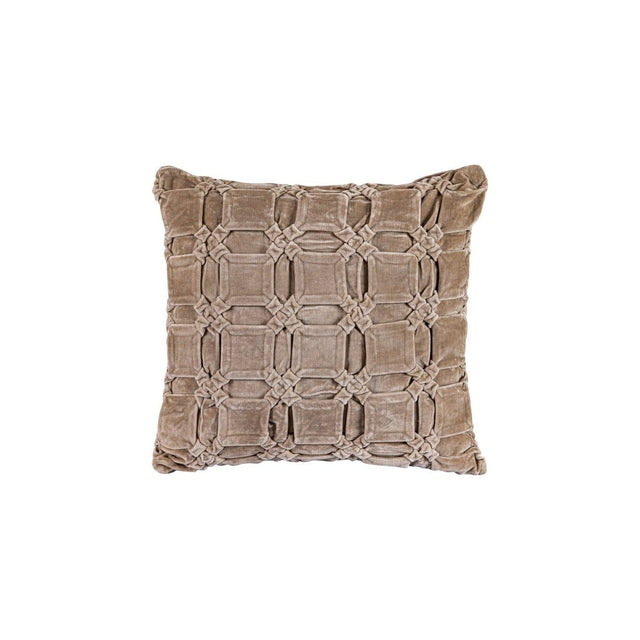 Kissen - Nasim 45.0 x 45.0 x 10.0 cm Beige 1 von PTMD - Esszett Luxury | Stilvolles Wohnen mit Charakter