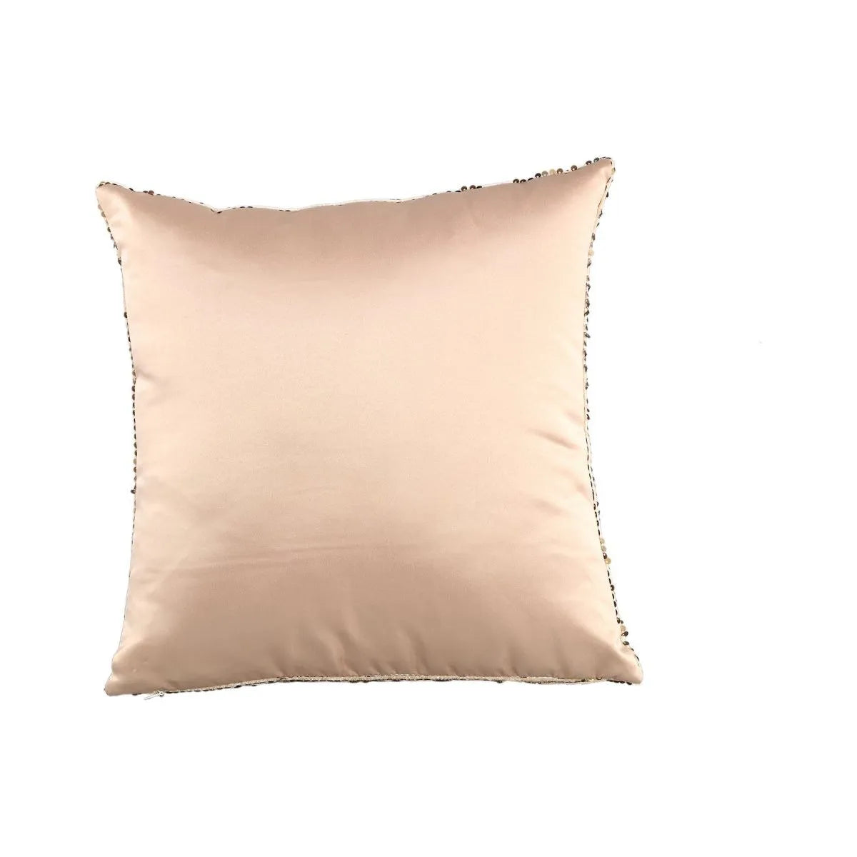 Kissen – Glitzernde Pailletten, Goldfarbene Oberfläche, Quadratisches Design – Vanny | PTMD