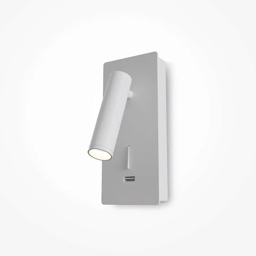 Wandleuchte – Weißes Metall, 3 W Leistung, Warmweiß, 18,6 cm Höhe - Mirax | Maytoni