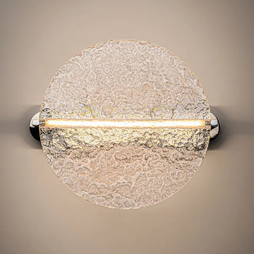 Wandleuchte – Chromfarbenes Metall, Acrylschirm, 360° Licht, 7 W Leistung, 11 cm Höhe - Mangata | Maytoni