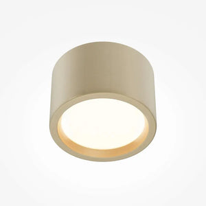 Ceiling light with matte gold finish integrated LED and IP44 protection – Hydra | Maytoni