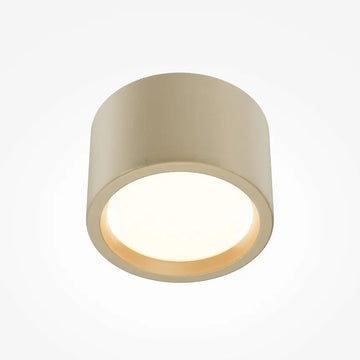 Ceiling light with matte gold finish integrated LED and IP44 protection – Hydra | Maytoni