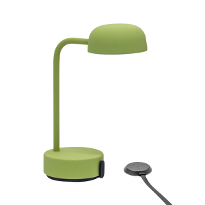 LED-Tischleuchte in Moss mit dimmbarer Beleuchtung, kabellosem Design und wiederaufladbarem Akku – Fokus | Kooduu