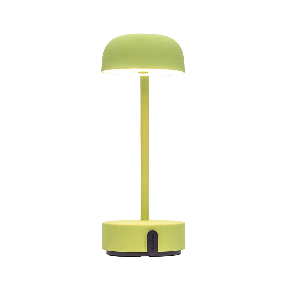 LED-Tischleuchte in Moss mit dimmbarer Beleuchtung, kabellosem Design und wiederaufladbarem Akku – Fokus | Kooduu