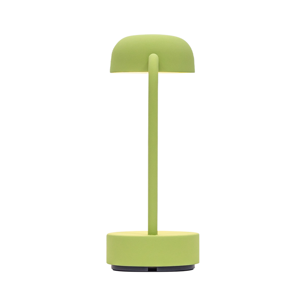 LED-Tischleuchte in Moss mit dimmbarer Beleuchtung, kabellosem Design und wiederaufladbarem Akku – Fokus | Kooduu