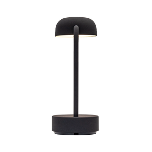 LED-Tischleuchte in Anthrazit mit dimmbarer Beleuchtung, kabellosem Design und wiederaufladbarem Akku – Fokus | Kooduu