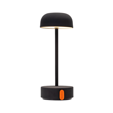 LED-Tischleuchte in Anthrazit mit dimmbarer Beleuchtung, kabellosem Design und wiederaufladbarem Akku – Fokus | Kooduu