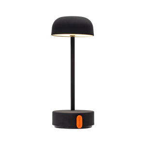 LED-Tischleuchte in Anthrazit mit dimmbarer Beleuchtung, kabellosem Design und wiederaufladbarem Akku – Fokus | Kooduu