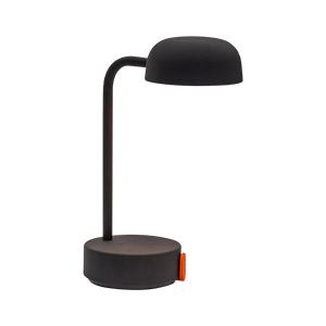 LED-Tischleuchte in Anthrazit mit dimmbarer Beleuchtung, kabellosem Design und wiederaufladbarem Akku – Fokus | Kooduu