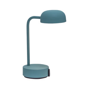 LED-Tischleuchte in Smoky Teal mit dimmbarer Beleuchtung, kabellosem Design und wiederaufladbarem Akku – Fokus | Kooduu