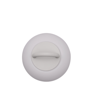 LED-Tischleuchte in Cloudy White mit dimmbarer diffuser Beleuchtung, tragbarem Griff und wiederaufladbarem Akku – Loome | Kooduu