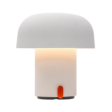 LED-Tischleuchte in Cloudy White mit dimmbarer Beleuchtung, kabellosem Design und wiederaufladbarem Akku – Sensa | Kooduu