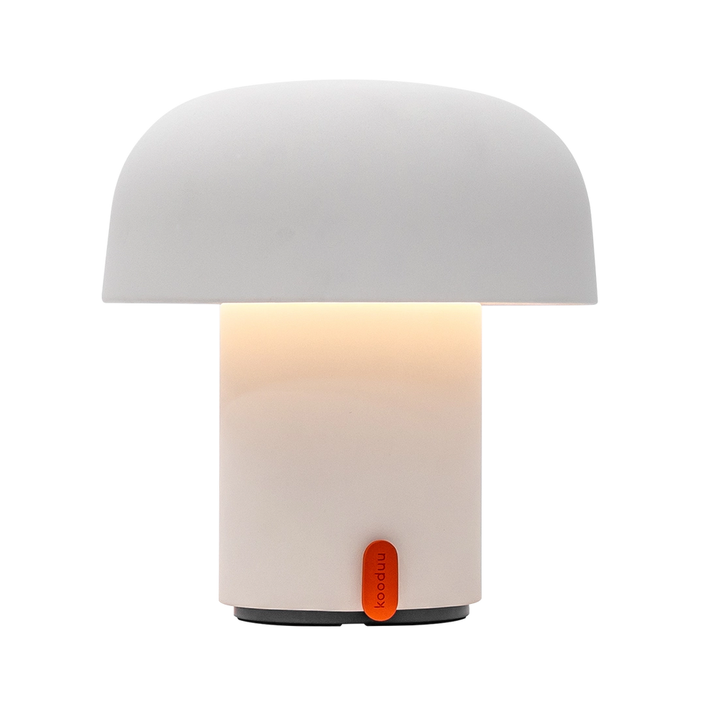 LED-Tischleuchte in Cloudy White mit dimmbarer Beleuchtung, kabellosem Design und wiederaufladbarem Akku – Sensa | Kooduu