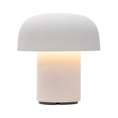 LED-Tischleuchte in Cloudy White mit dimmbarer Beleuchtung, kabellosem Design und wiederaufladbarem Akku – Sensa | Kooduu