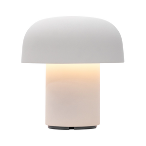 LED-Tischleuchte in Cloudy White mit dimmbarer Beleuchtung, kabellosem Design und wiederaufladbarem Akku – Sensa | Kooduu