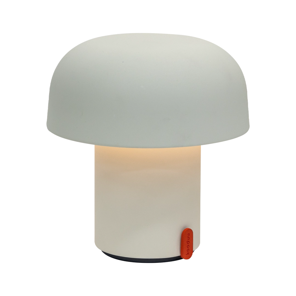 LED-Tischleuchte in Cloudy White mit dimmbarer Beleuchtung, kabellosem Design und wiederaufladbarem Akku – Sensa | Kooduu
