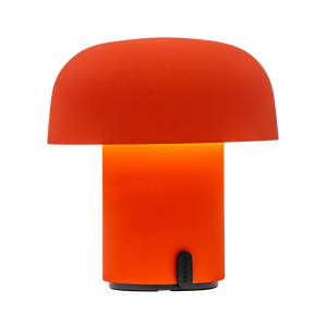 LED Table Lamp in Orange with Dimmable Lighting, Cordless Design, and Rechargeable Battery – Sensa | Kooduu