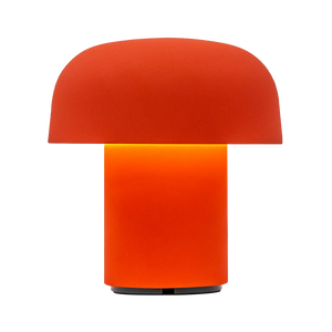 LED Table Lamp in Orange with Dimmable Lighting, Cordless Design, and Rechargeable Battery – Sensa | Kooduu