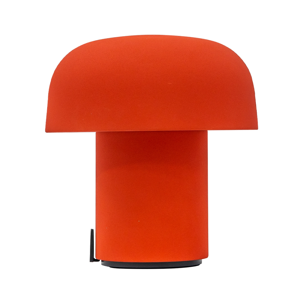 LED Table Lamp in Orange with Dimmable Lighting, Cordless Design, and Rechargeable Battery – Sensa | Kooduu