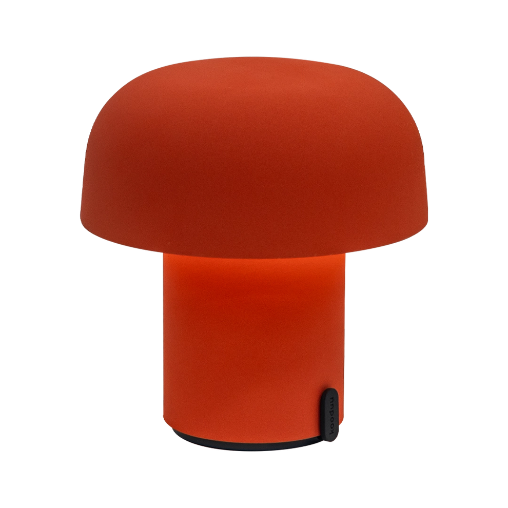 LED Table Lamp in Orange with Dimmable Lighting, Cordless Design, and Rechargeable Battery – Sensa | Kooduu