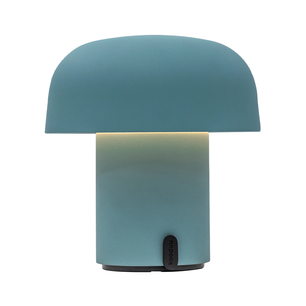 LED-Tischleuchte in Smoky Teal mit dimmbarer Beleuchtung, kabellosem Design und wiederaufladbarem Akku – Sensa | Kooduu