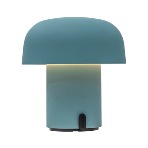 LED-Tischleuchte in Smoky Teal mit dimmbarer Beleuchtung, kabellosem Design und wiederaufladbarem Akku – Sensa | Kooduu