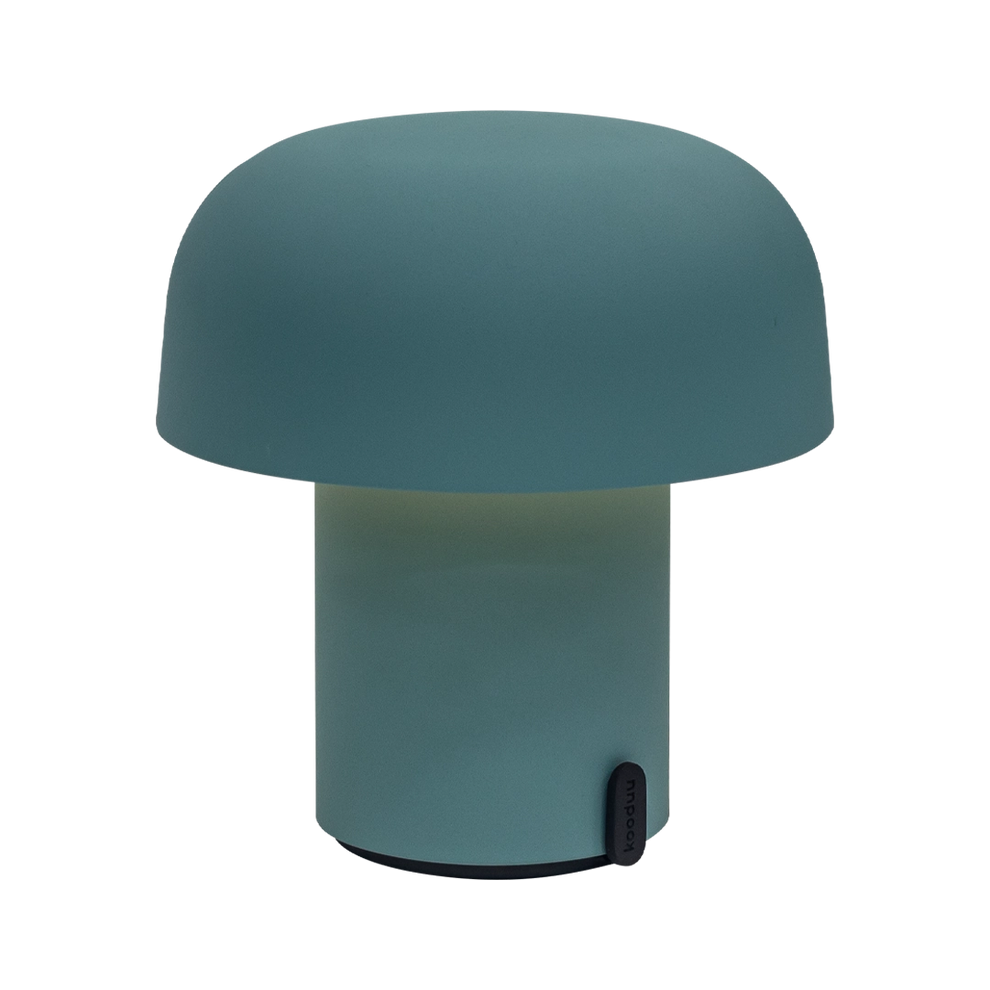 LED-Tischleuchte in Smoky Teal mit dimmbarer Beleuchtung, kabellosem Design und wiederaufladbarem Akku – Sensa | Kooduu