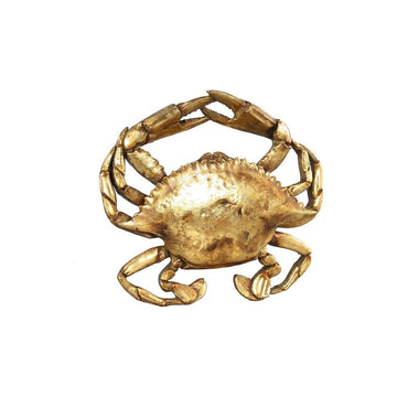 Krebsstatue - Lozi Gold mit Wandhaken von PTMD - Esszett Luxury | Stilvolles Wohnen mit Charakter