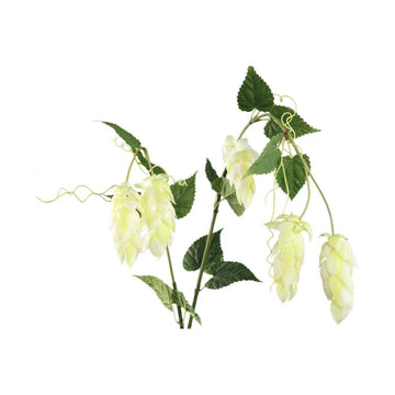 Kunstzweig - Cream hops with leaves von PTMD - Esszett Luxury | Stilvolles Wohnen mit Charakter