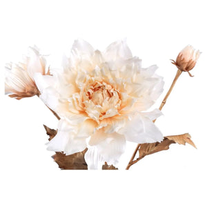 Artificial branch with a delicate floral aesthetic, natural dried look, and elegant material effect – Dahlia | PTMD