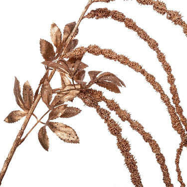 Kunstzweig - Kupfer Glitzer Amaranthus von PTMD - Esszett Luxury | Stilvolles Wohnen mit Charakter