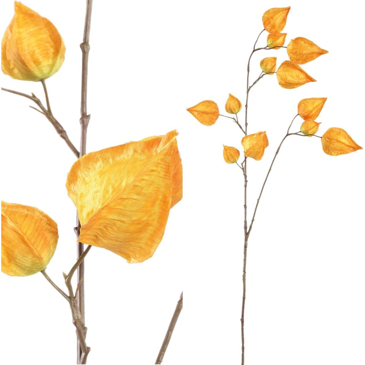 Kunstzweig - Physalis Orange von PTMD - Esszett Luxury | Stilvolles Wohnen mit Charakter