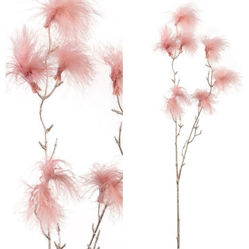 Kunstzweig - Zweige rosa Champagner - Spray von PTMD - Esszett Luxury | Stilvolles Wohnen mit Charakter