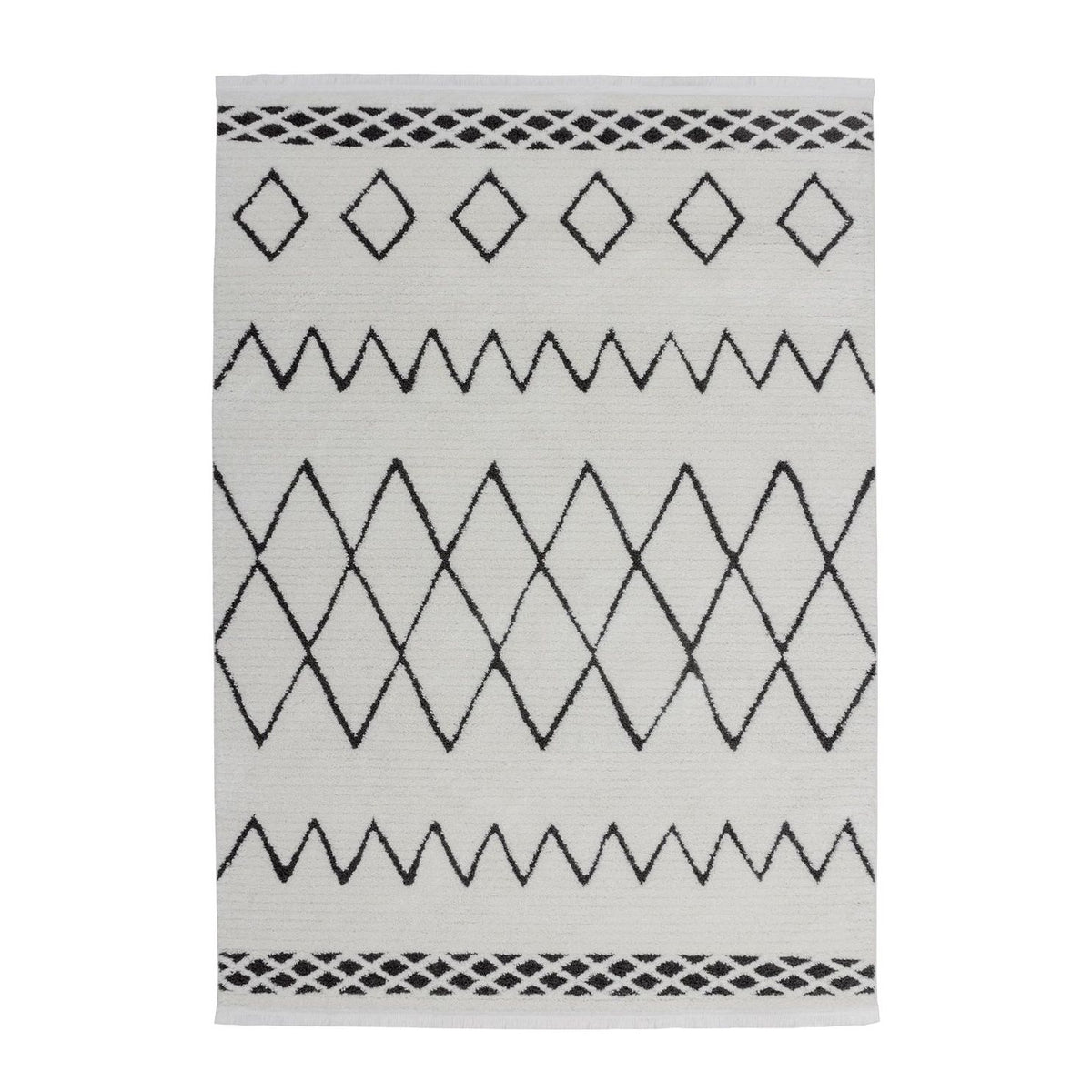 Teppich Kurzflor Ethno-Muster Polypropylen/Polyester-Mix – Agadir 310 | Kayoom