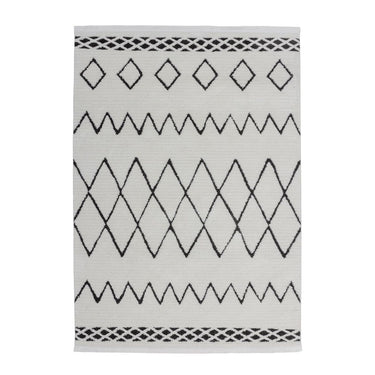 Teppich Kurzflor Ethno-Muster Fransen – Agadir 310 | Kayoom